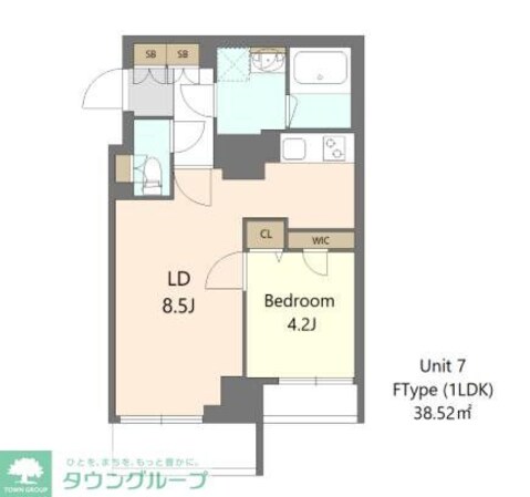 S-RESIDENCE高島平asoleaの物件間取画像
